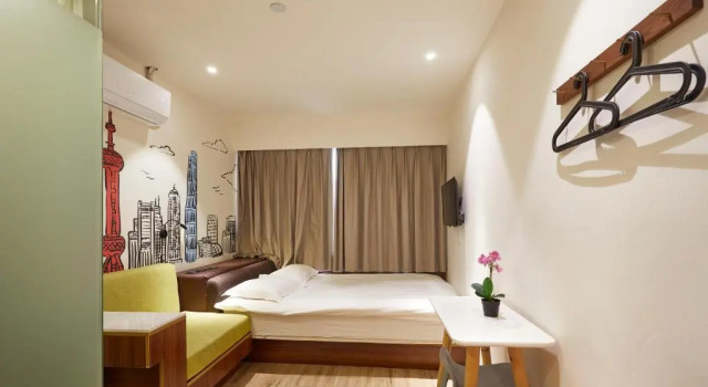 Двухместный номер Standard Meego Qingwen Hotel Shanghai Jingan