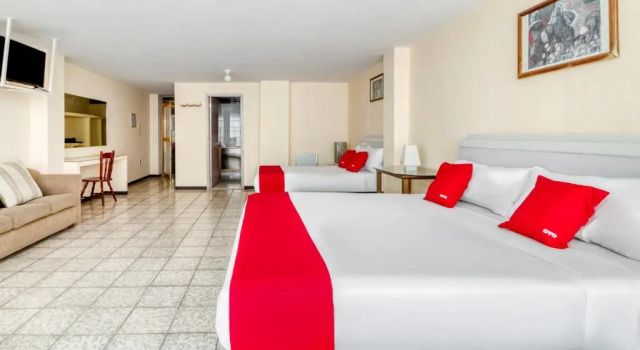 Standard Twin room OYO Hotel Del Llanito
