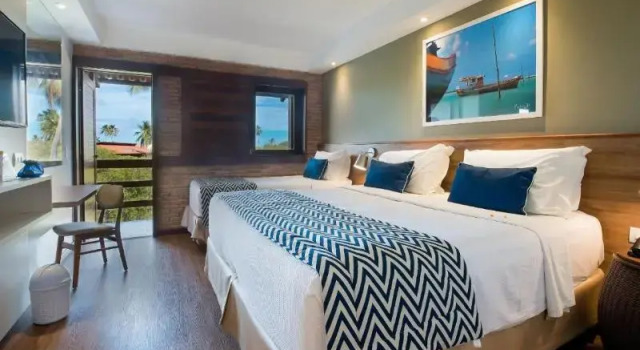Трёхместный номер Standard с балконом Salinas Maragogi All Inclusive Resort
