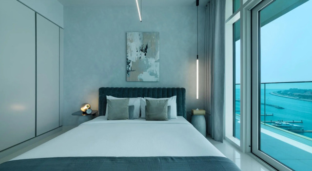 Stylish 2BR apt in Emaar Beachfront w Stunning sea Views, Забронировать Отель Дубай Эмират Дубай, рядом с Остановка трамвая Marina Towers