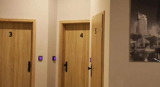Кровать в общем номере Hostel City Center Gdynia