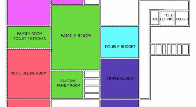 Двухместный номер Economy с балконом Zone6 Coworking Beach Apartment