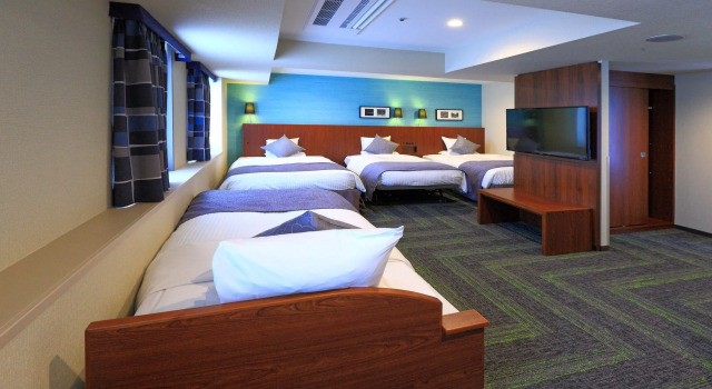 Четырёхместный номер Standard HOTEL MYSTAYS Yokohama