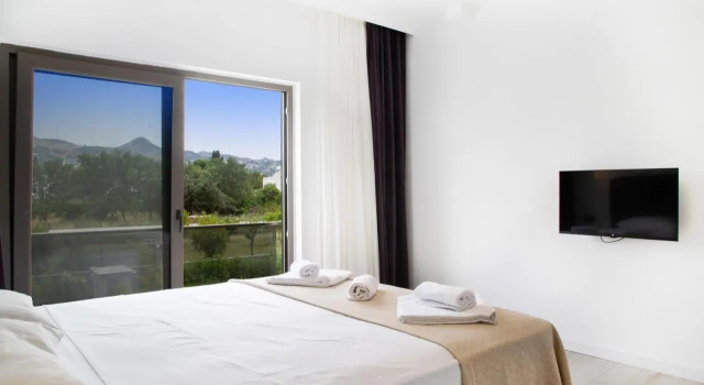 BD4108 Two Bedroomed Villa withPool inBodrumYalikavak, Rezervovat Vila Hotely v Mugla s parkováním, Parkování