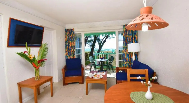 Apartmán 1 ložnice s balkonem a a výhledem na oceán Blue Orchids Beach Hotel