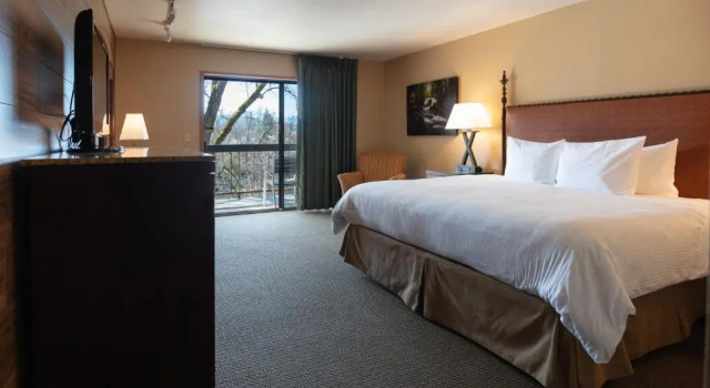 Deluxe dobbelt værelse med flodudsigt Riverside Inn