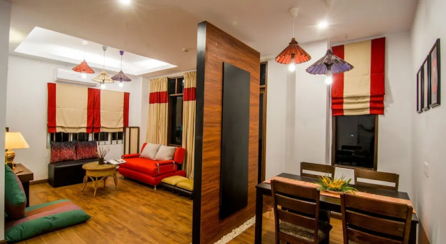Апартаменты c 1 комнатой с балконом Woodside Inn & Serviced Apartments