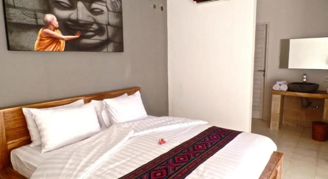 Двухместный номер Deluxe с красивым видом из окна The Daun Bali