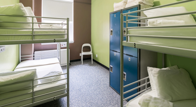 Кровать в общем номере (мужской номер) HI New York City Hostel