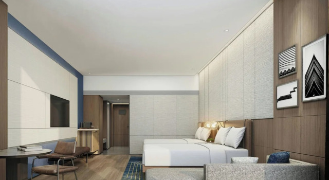Четырёхместный номер Standard с видом на город Four Points by Sheraton Kunshan