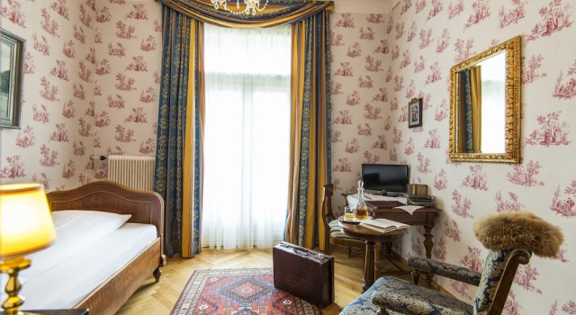 Одноместный номер Standard с видом на горы Villa Excelsior Hotel & Kurhaus