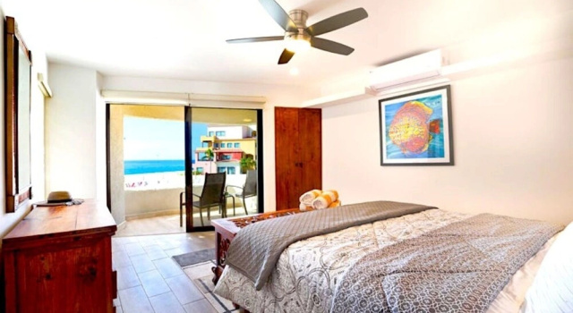Апартаменты с 2 комнатами с балконом и с видом на океан Terrasol Oceanview Condo with Patio
