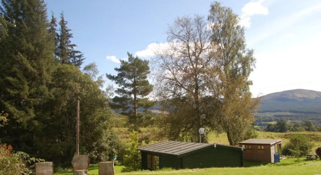 Luxury Woodland Oak Lodge, Забронировать Отель Отели Центральной Шотландии с парковкой, Парковка