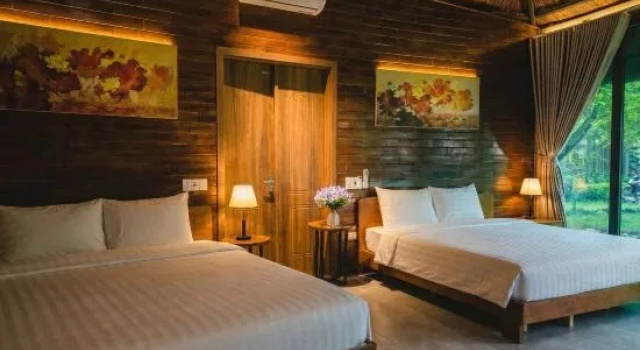 Бунгало Deluxe Cendana Trang An Retreat