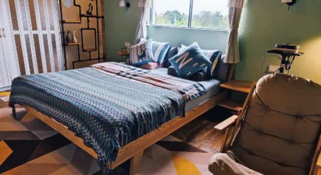 Люкс Дуплекс с 6 комнатами The Secret Garden of Weizhou Island Rabbit B&B (Shell Beach Colorful Beach Branch)