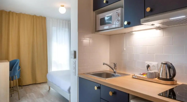 Двухместная студия Aparthotel Adagio Access Paris Pont dIvry
