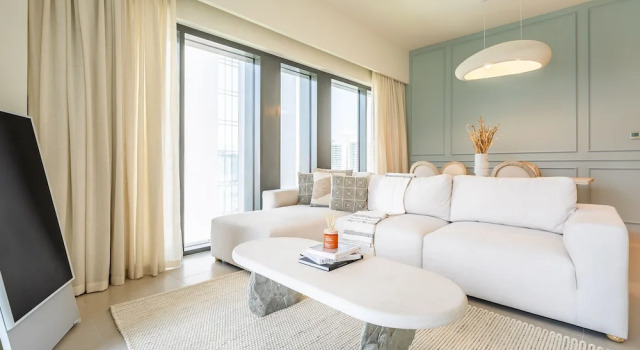 Апартаменты Deluxe Lavishly Elegant 2BR with Breathtaking Burj View