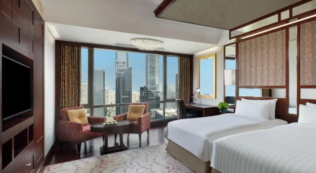 Двухместный номер Deluxe Futian Shangri-La, Shenzhen