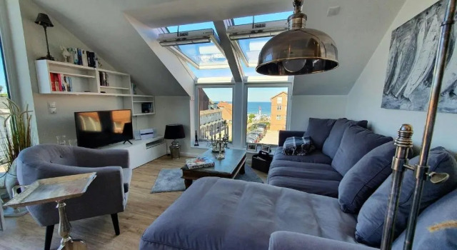 Апартаменты Ferienwohnung Meeresblick Strandbrise