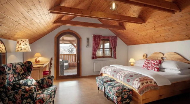 Семейный номер Standard с балконом и с красивым видом из окна Hotel Křížový vrch