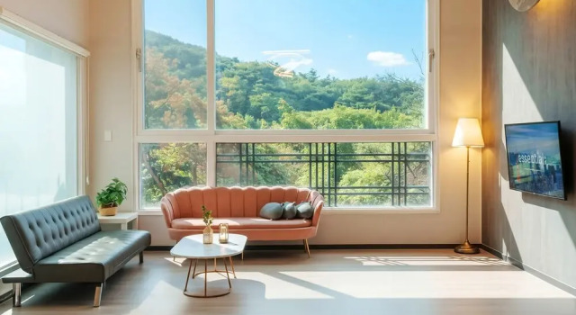 Номер Standard Gyeongju Sky Flower Astro Pool Villa