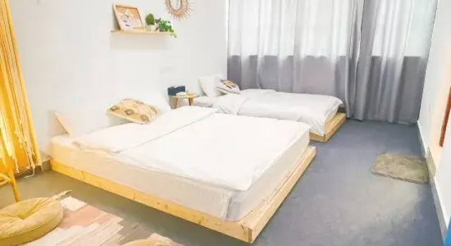 Кровать в общем номере Shenzhen Xiyong Sanke Xiaoshu Homestay
