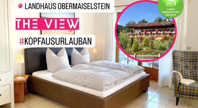 Апартаменты Landhaus Obermaiselstein "THE VIEW"