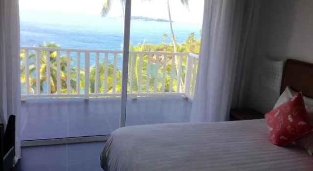 Vista Mare Samana Ocean View Top Floor 1 Bed, Rezerwuj Apartamentowiec hotelowy Los Róbalos Samana