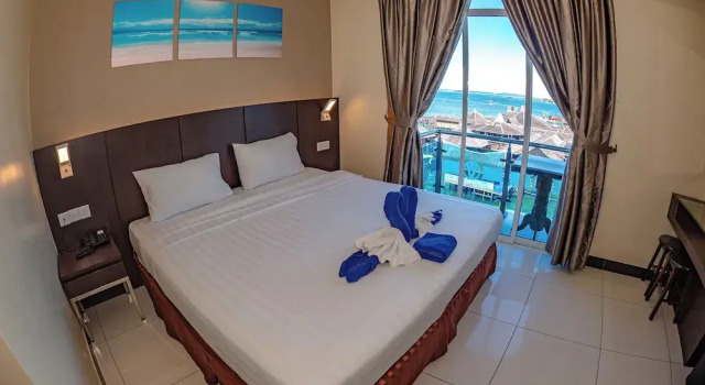 Двухместный номер Superior с балконом и с видом на море Wave View Hotel