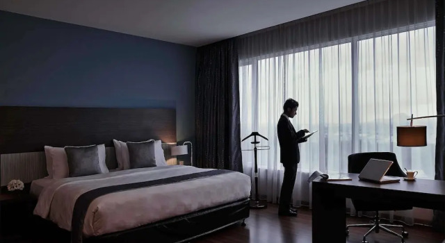 Premium Deluxe Executive Double room with river view Pullman Kuching