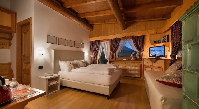 Camera doppia Standard con vista sulle montagne Hotel Posta