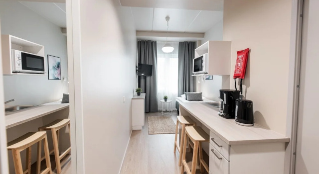 Одноместный номер Business Forenom Hotel and Apartments Vantaa Tikkurila