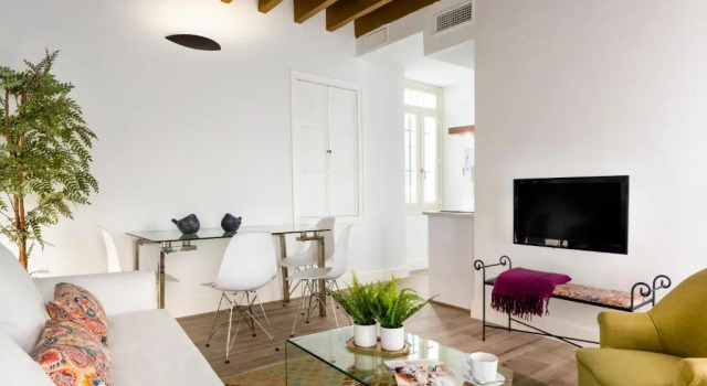 Кровать в общем номере Genteel Home Padre Marchena
