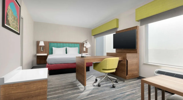 Двухместная студия Hampton Inn & Suites Durham University Medical Center