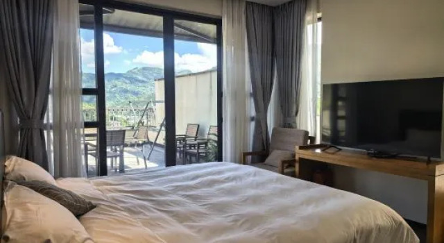 Люкс с 3 комнатами Beiai Hot Spring Villa (Yongtai Shanwaishan Store)