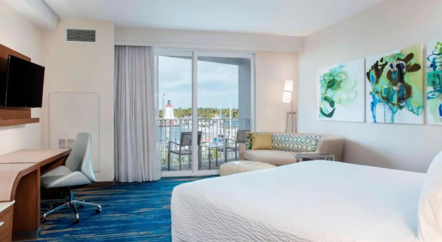 Номер Standard с частичным видом Courtyard by Marriott Faro Blanco Resort