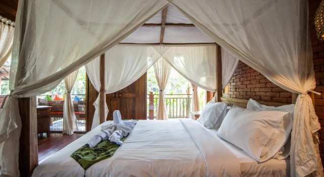 Tirta Padi Villa Ubud, Rezervovat Vila Chaty v Bali, Chalupa