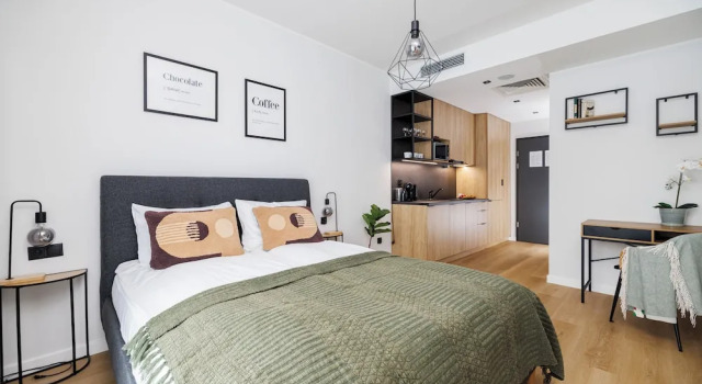 Апартаменты Classic с балконом Aparthotel City Break Plac Wolności 6 by INA