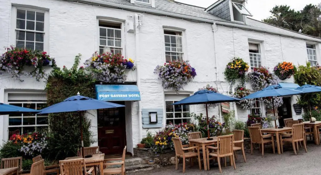 Port Gaverne Hotel, Boek Hotel Saint Endellion Cornwall