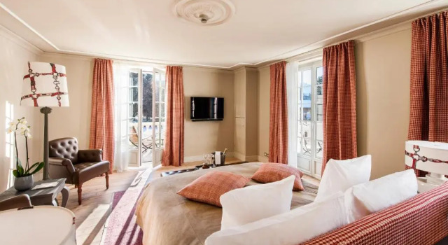 Двухместный номер Standard с балконом и с видом на горы Le Grand Bellevue
