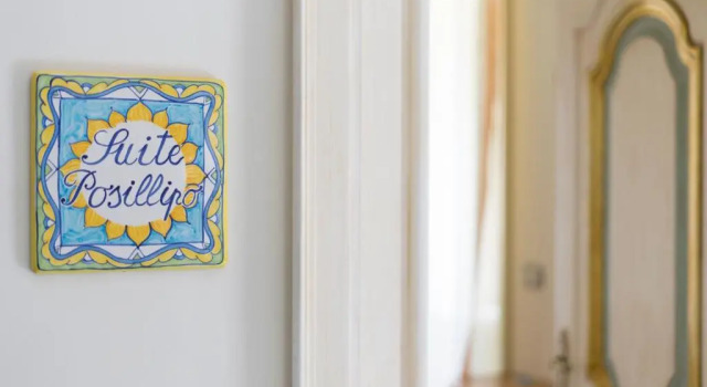 Люкс с видом на сад B&B O Sole Mio