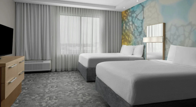 Люкс c 1 комнатой Courtyard by Marriott Houston Katy Mills