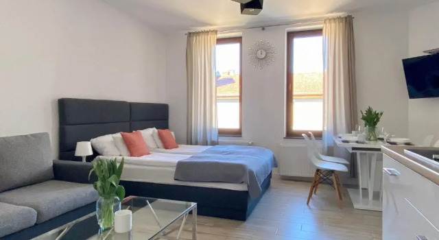 Студия Apartamenty Bałtyckie - Grand Baltic - WIFI, Klimatyzacja, Sala Zabaw, Taras wypoczynkowy, centrum Ustki