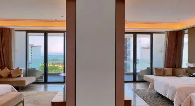Rodzinny suite 2 sypialnie z widokiem na morze Vaperse Hainan Clear Water Bay