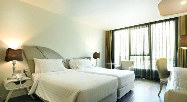 Номер Deluxe с красивым видом из окна Le Tada Parkview Hotel