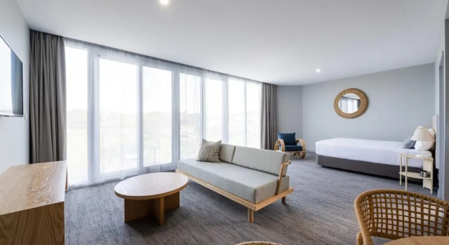 Семейные апартаменты с балконом и с видом на океан Abode Malua Bay