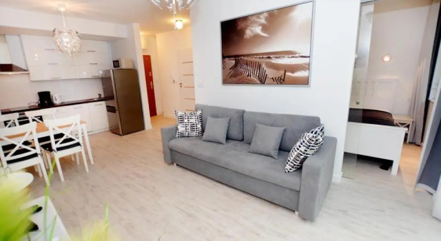 Апартаменты c 1 комнатой с частичным видом на море Apartamenty Sun & Snow Dwie Sosny