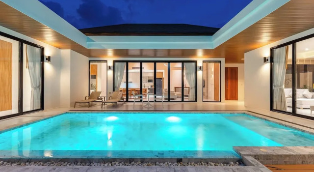 New Pool Villa With Fitness and Tennis Court