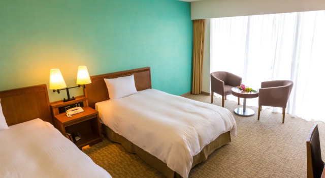 Двухместный номер Deluxe с красивым видом из окна EM Wellness Kurashinohakko Lifestyle Resort