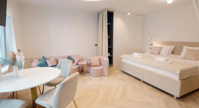 Monolocale doppio Deluxe con vista sul cortile Boulevard Boutique B&B
